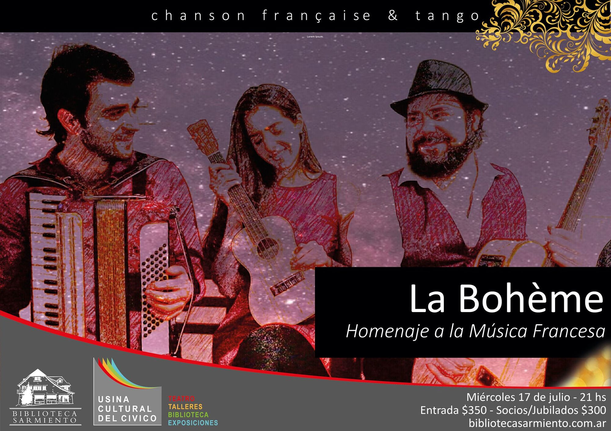 Homenaje a la música francesa en Bariloche