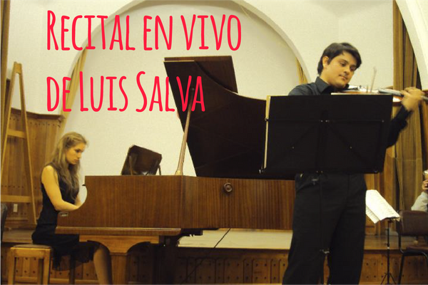 Recital en vivo de Luis Salva