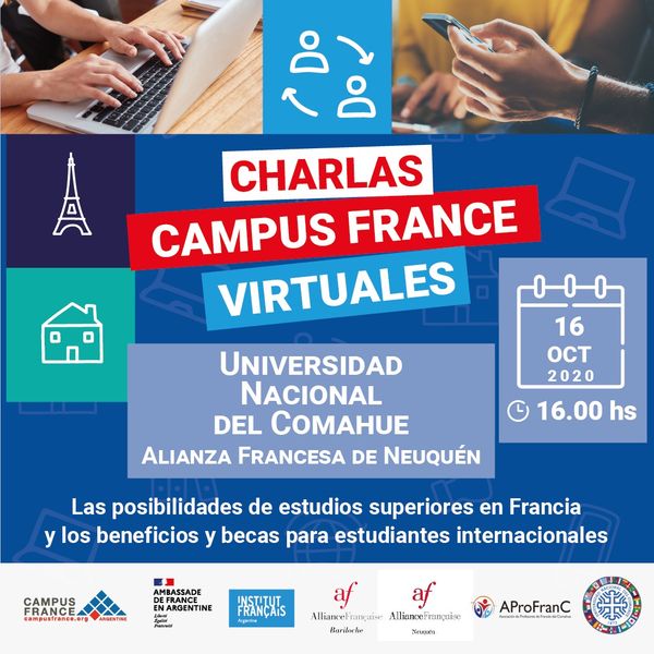 Charla informativa Campus France - UNCo 2020