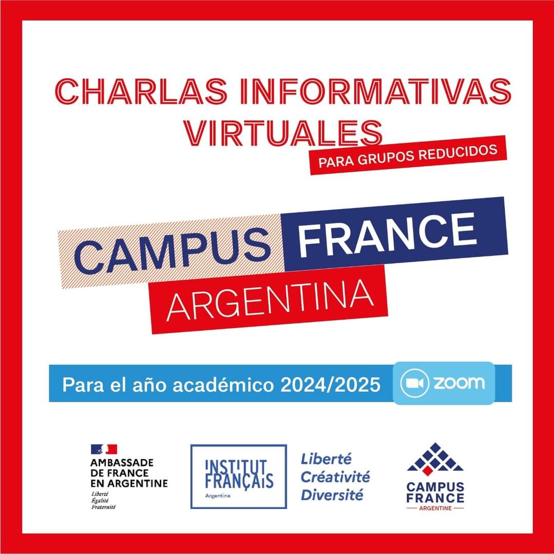 Charlas informativas virtuales del Campus France