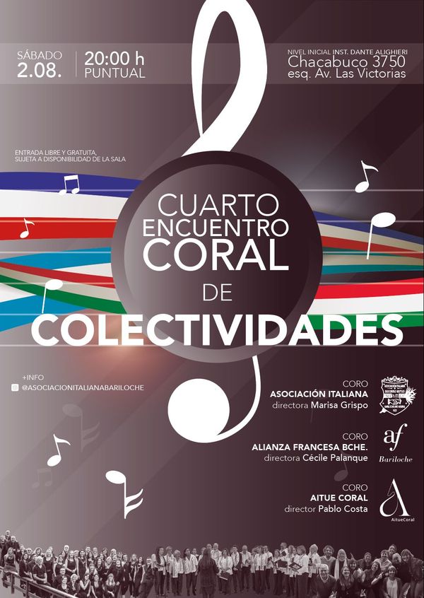 ¡Encuentro coral de colectividades!